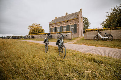 Fiets bij Lichtwachterswoning